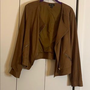 Faux Suede Jacket